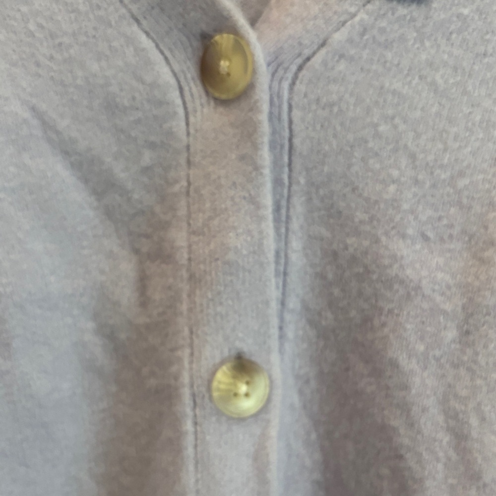 LOFT Light Purple V-Neck Cardigan - Picture 4 of 9